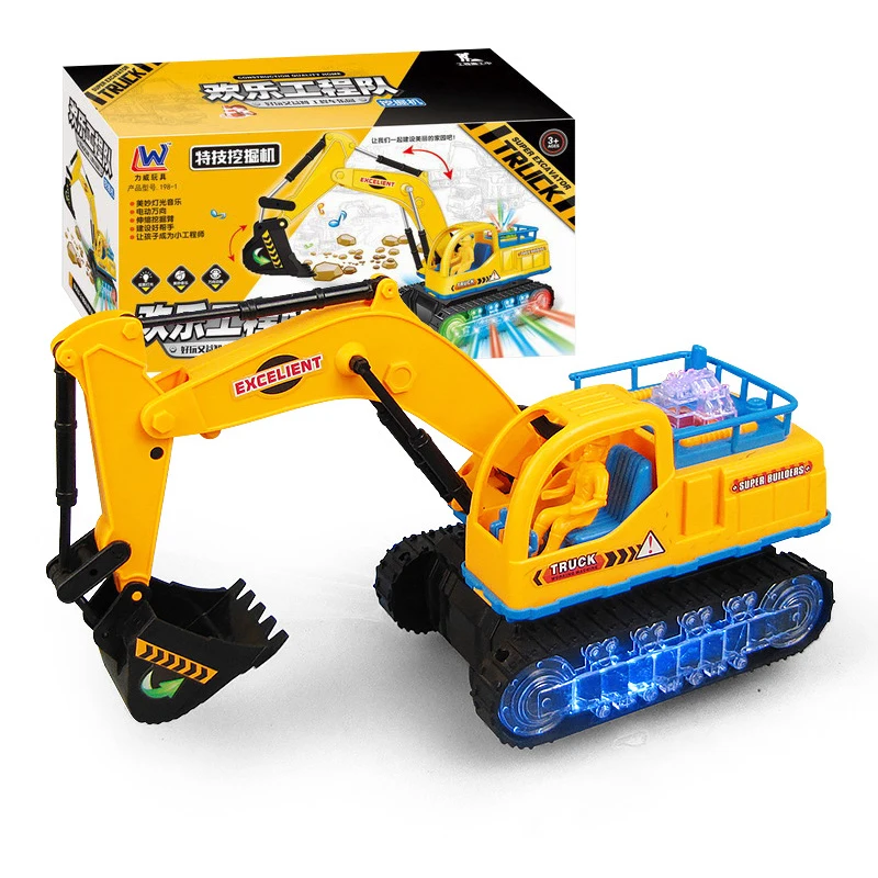 Детская Игрушечная модель автомобиля электрический Универсальный мигающий