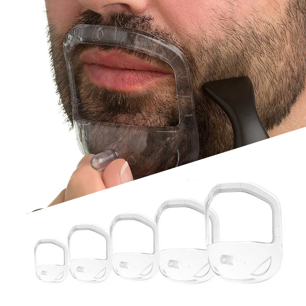 5 шт./компл. шаблоны для укладки бороды инструменты мужского бритья прозрачные