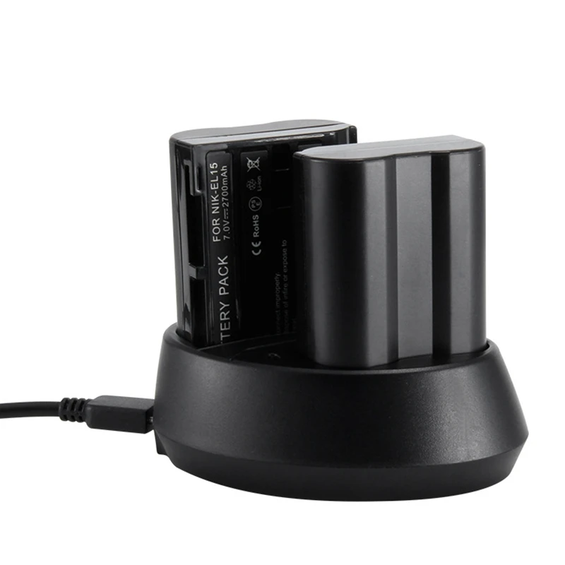 ABKK-En-El15 Battery Charger Dual Usb For Nikon D600 D610 D7000 D7100 D800 D810 D750 | Электроника