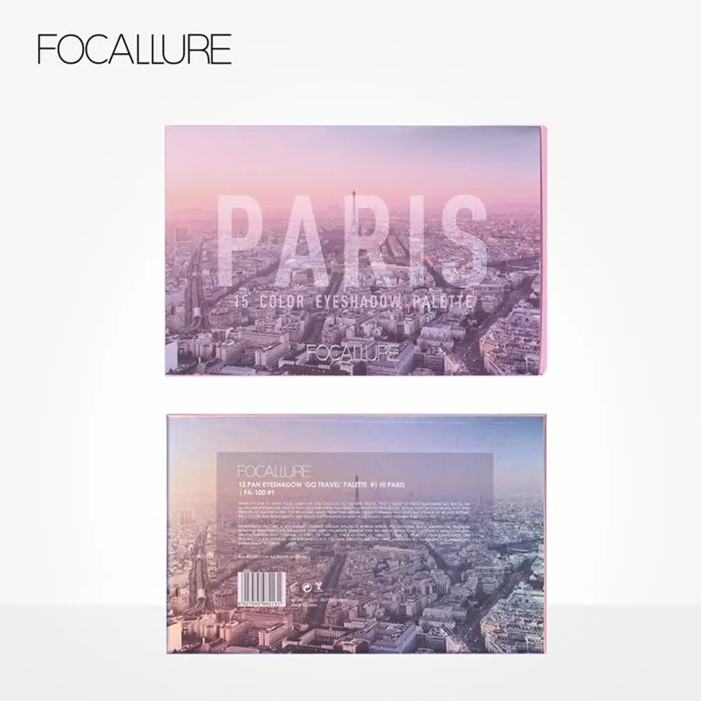 15 цветов палитры теней для век легкие к Применение градиент Звездное зеленый