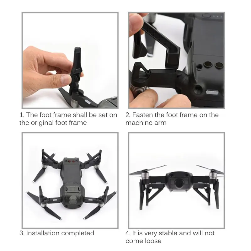 Аксессуары для дрона для Dji Spark посадочное снаряжение удлиненные ножки подъемные стабилизаторы быстрая установка для Dji Mavic Air