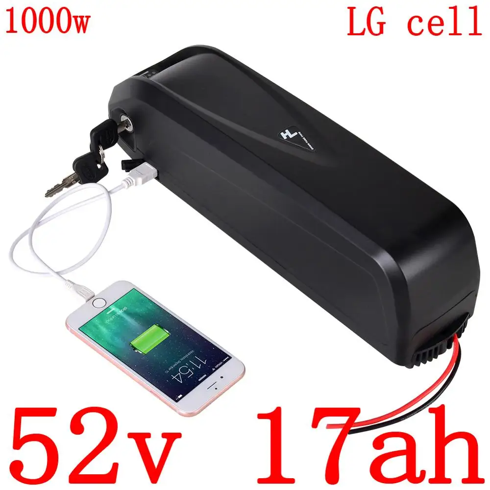 Литий-ионный аккумулятор для электровелосипеда LG 52 в 17 а/ч 51 8 10 А/ч 14 48 В 500 Вт 750 1000 |