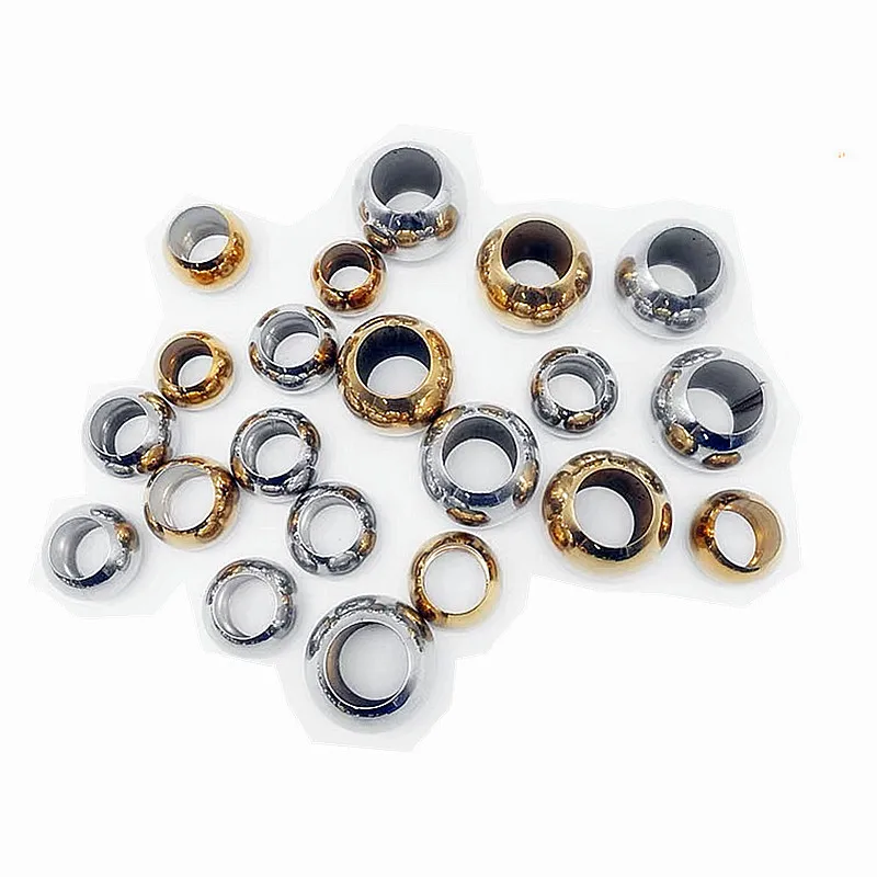 Утолщенный полый шар из нержавеющей стали украшение с отверстиями Золотой