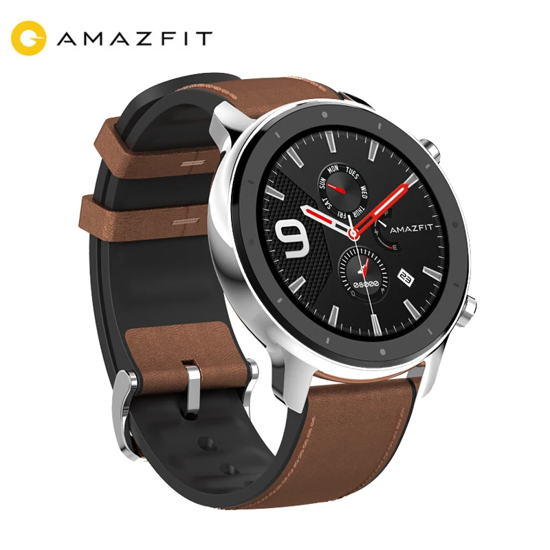 С гарнитурой TWS глобальная версия AMAZFIT GTR 47 мм смарт часы gps 5ATM водонепроницаемый