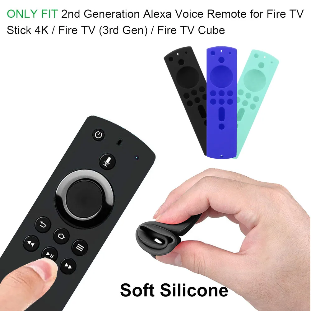 Для Amazon Fire TV Stick 4K силиконовый чехол для пульта дистанционного управления
