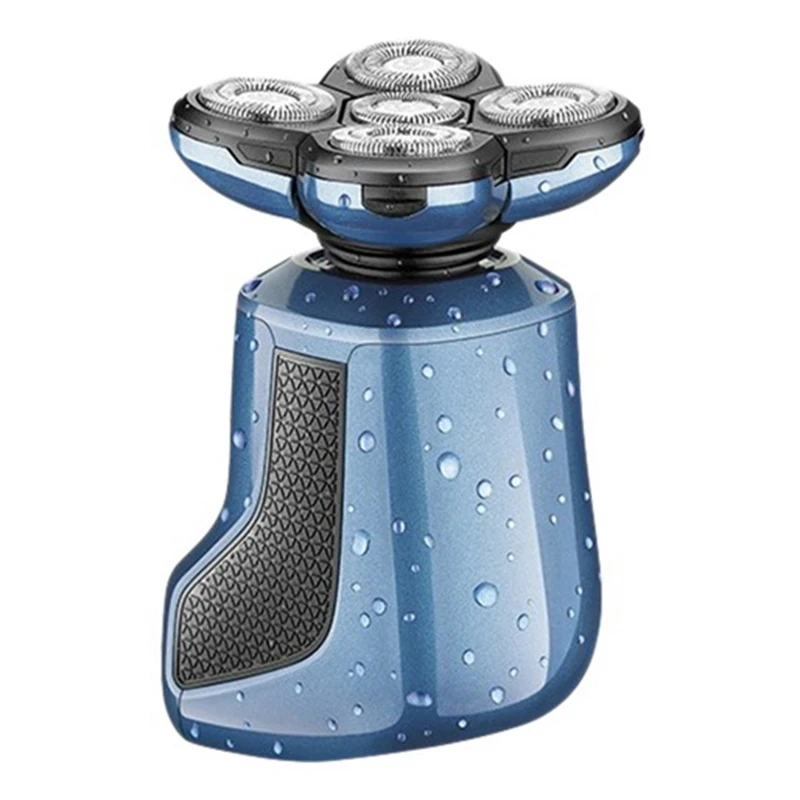 

Multifunctional Shaver 5D Rotary Shaver with Clippers Nose Hair Trimmer Facial Cleansing Brush Shaving Kit for Men
