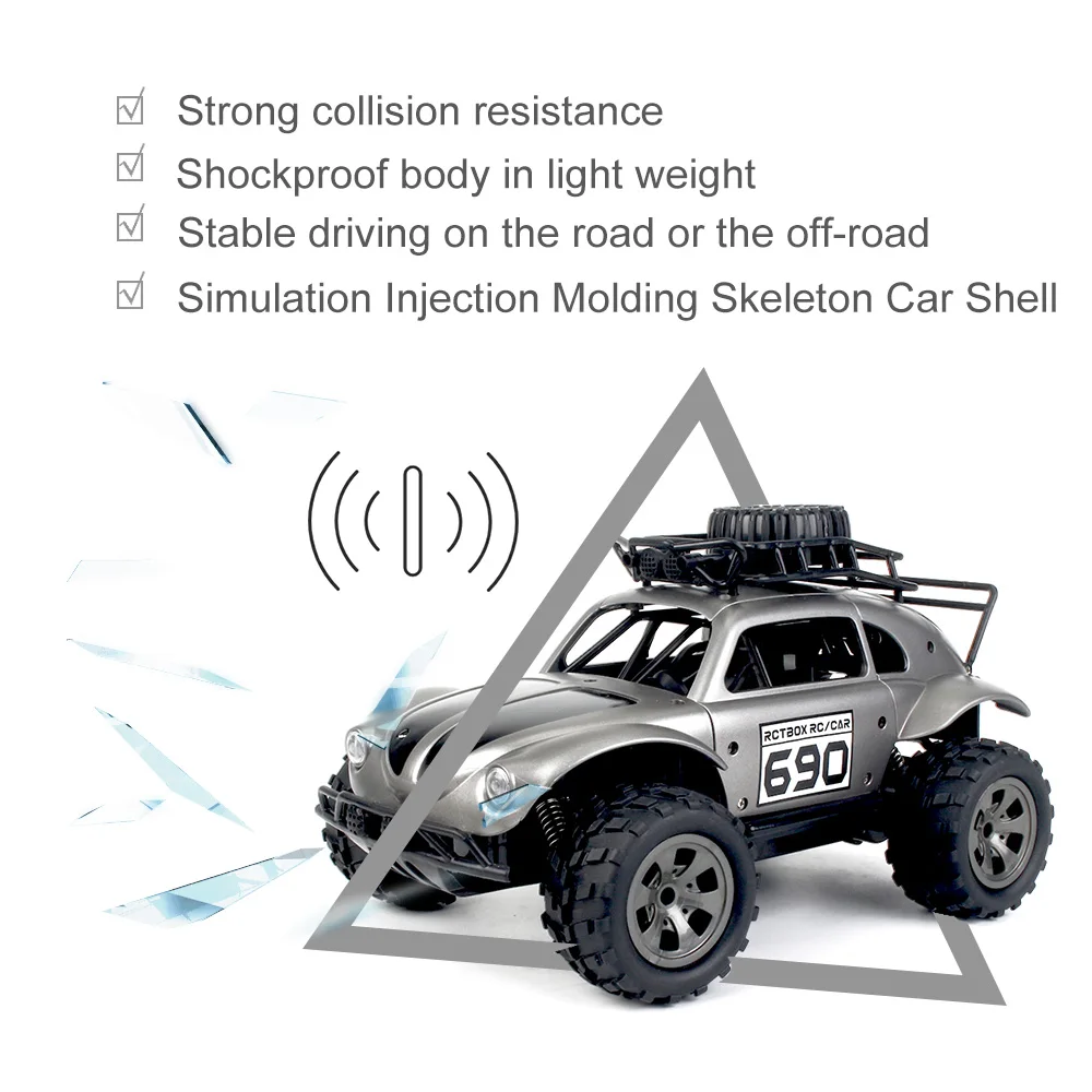 KY-1816A 2,4G 2WD 1/18 Масштаб RC Гусеничный внедорожник 260 Мотор бесконечная скорость прочный RC автомобиль игрушки для детей взрослых RTR