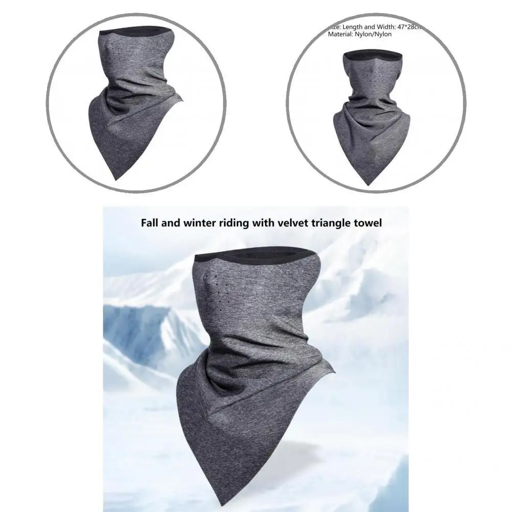 

Однотонный модный поглощающий пот шейный обогреватель Гетр пыленепроницаемый велосипедный шейный шарф антистатический для повседневной ...