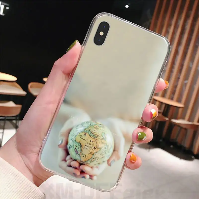 Новый чехол для мобильного телефона BaweiTE Earth Home globe iphone 6 6s plus 7 8 X XS XR MAX 11 pro Pro Max |