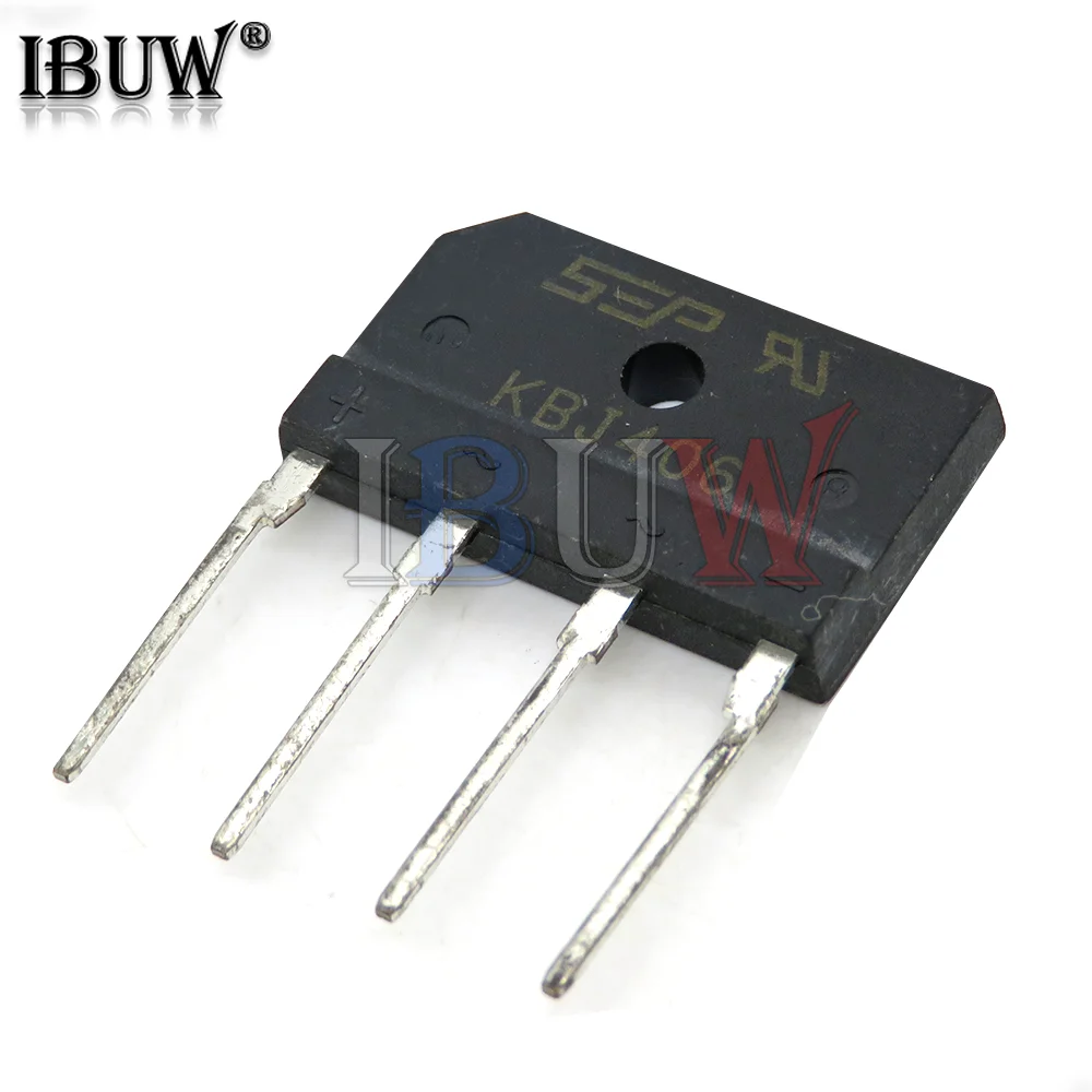 

5 шт. KBJ406 KBJ406G 4A 600 в диодный мост, выпрямитель, новый DIYGBA