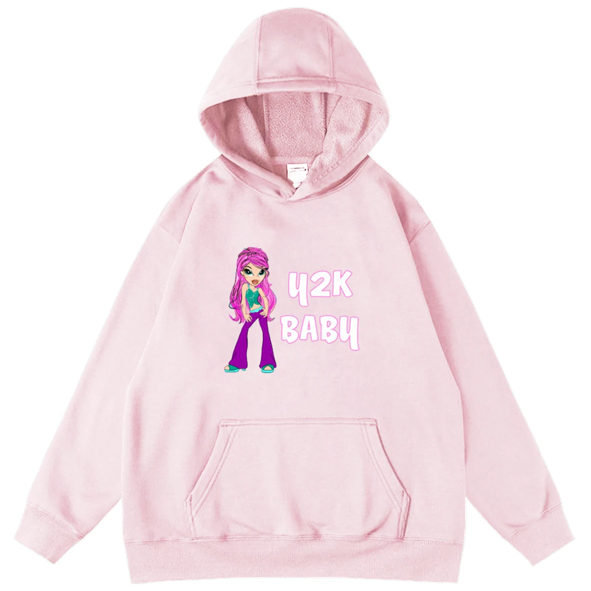 

Y2K Logo Children Clothes Sweatshirt Hoodies New Cool Letter Print Oversized Hoodie Boys Girls Long Sleeve Korean Style Tops