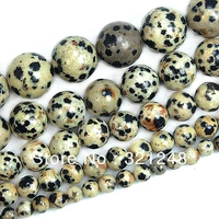 natural stone multicolor dalmation spots round loose beads 4mm 6mm 8mm 10mm 12mm 14mm charms jewelry making 15inch ge1153