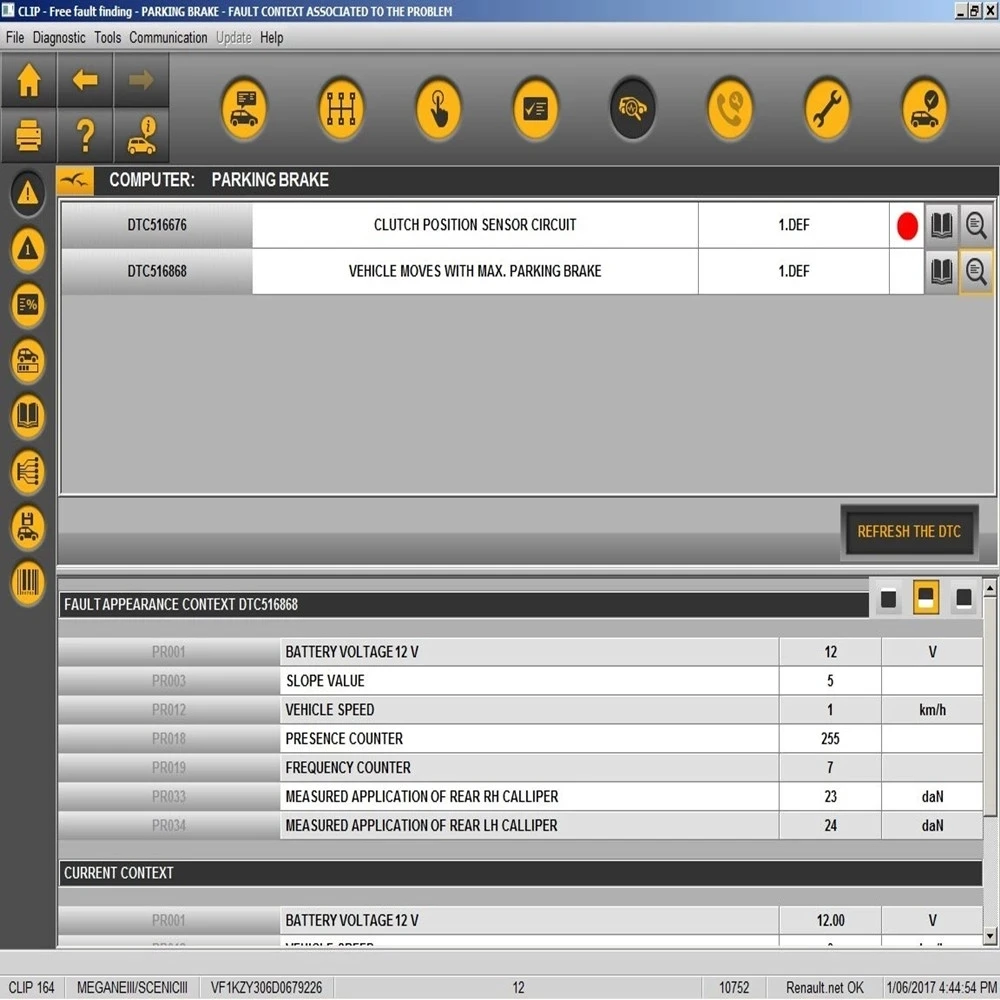 Новейшее диагностическое программное обеспечение Can Clip V211 для Renault OBD2 V205 + Reprog V191