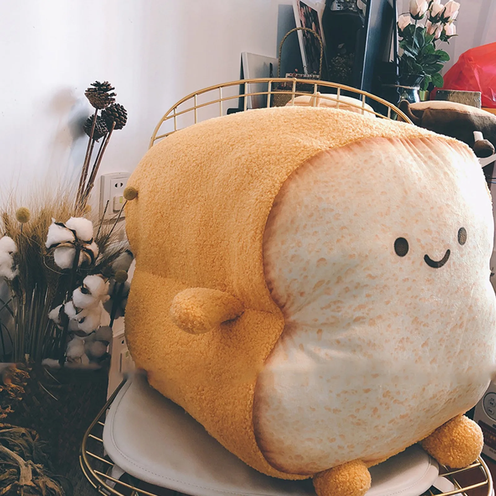 Подушка для хлеба улыбка новинка милая плюшевая игрушка детей и взрослых