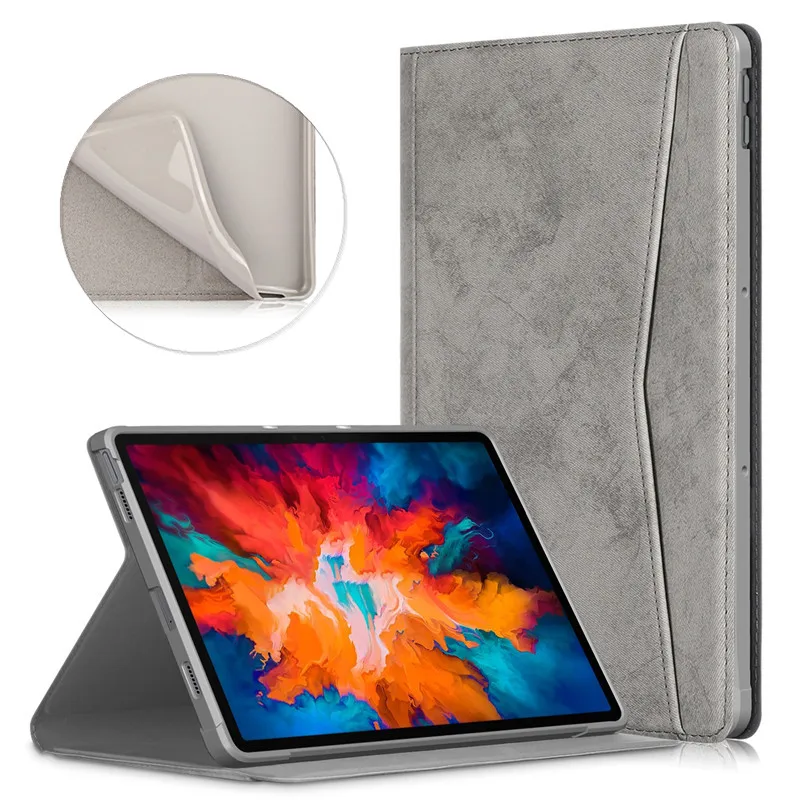 

Case for Lenovo Tab P11 TB-J606F Luxury Flip Stand Soft TPU Back Magnetic Shell for Lenovo Tab P11 Pro TB-J706F Tablet Cover