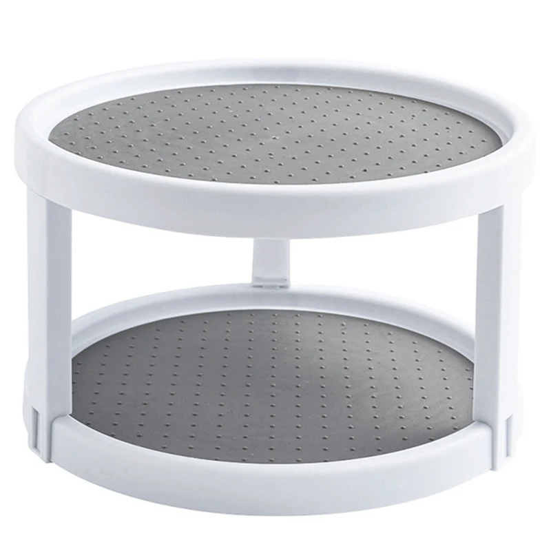 

Шкаф для хранения, органайзер, сушилка, вращающийся поднос для косметики, вращающийся на 360 градусов, тарелка для специй в ванную, кухню, банк...