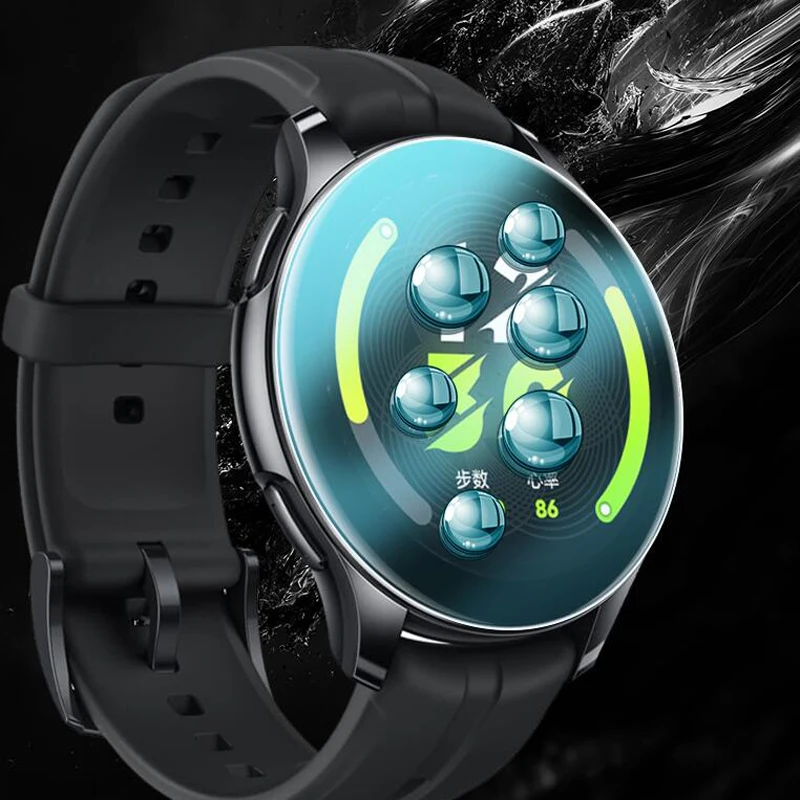Мягкая прозрачная защитная пленка для смарт-часов Realme Watch T1 5 шт. - купить по