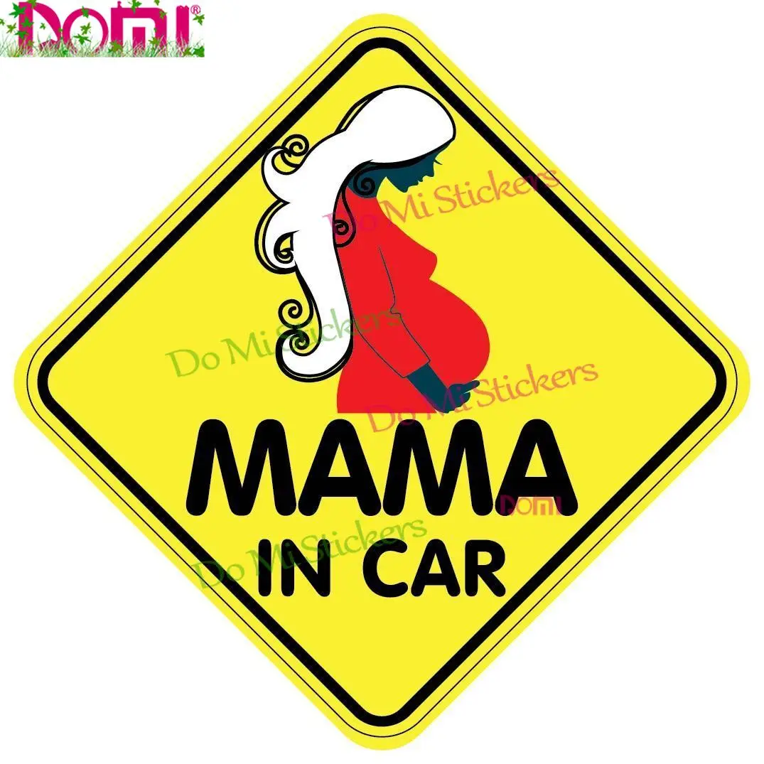

PREGNANT ON BOARD MAMA IN CAR STICKER BABY DECAL CHILD CAR SIGN Die Cutting