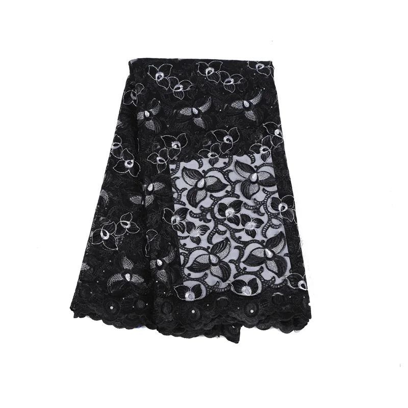 Французская нигерийская кружевная ткань высокого качества свадебная