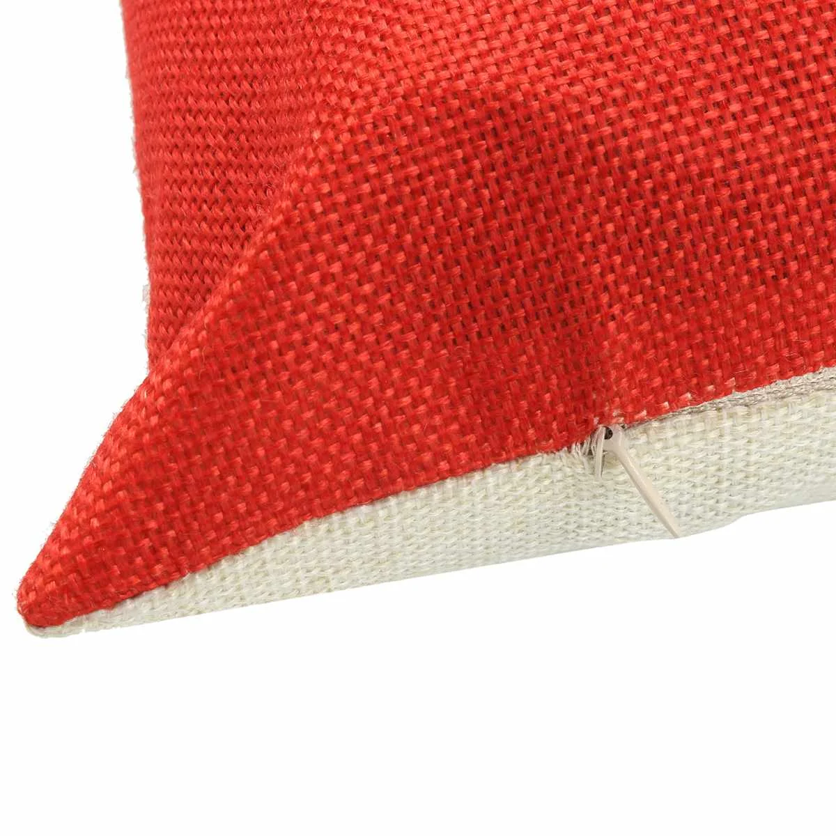 

Cotton Linen Cover Christmas Snow Flower Pillow Case Square Sofa Car Home Waist Pillow Cover 45x45cm