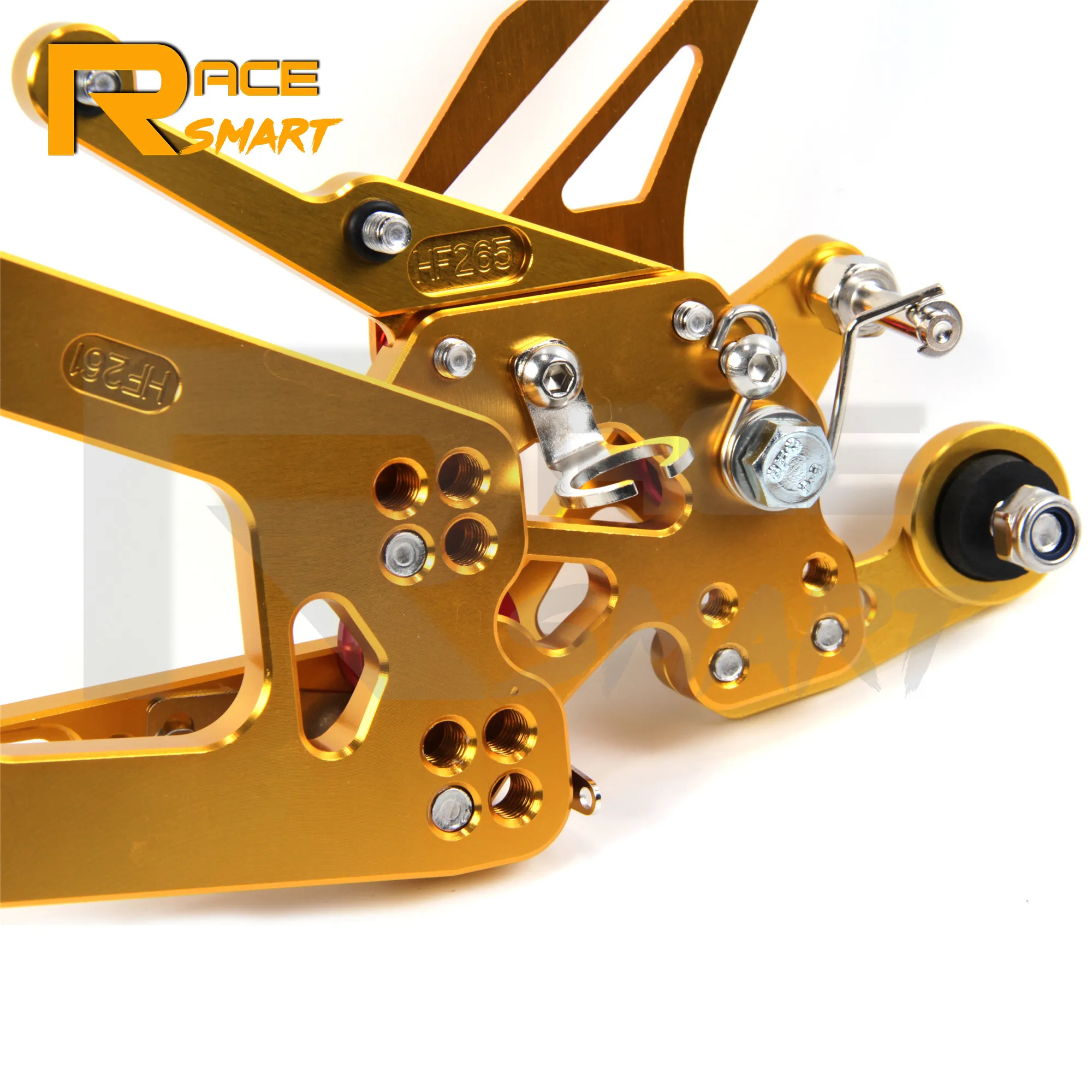 Для YAMAHA YZF R6 2017 2021 Мотоцикл с ЧПУ регулируемый задний комплект подножки колышки