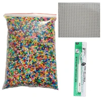 2 6mm mini hama beads fuse beads set 10000pcs with accessory pegboard puzzles toy perler toys for children creative toys