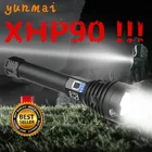 Супермощный светодиодный фонарик Xlamp XHP70.2 XHP90, светодиодный фонарик USB XHP50, тактический фонарь с зумом, перезаряжаемая батарея 18650 26650
