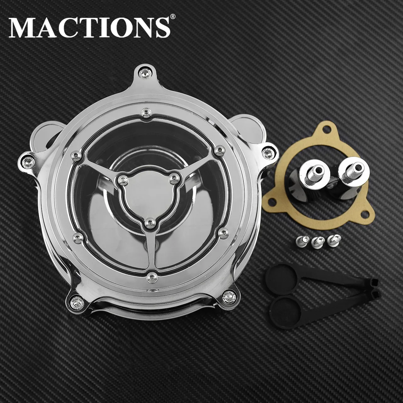 

Motorcycle Air Filter CNC Intake Air Cleaner Chrome Set For Harley Dyna Softail Touring Road Glide Street Glide 2008-2016 FXSBSE