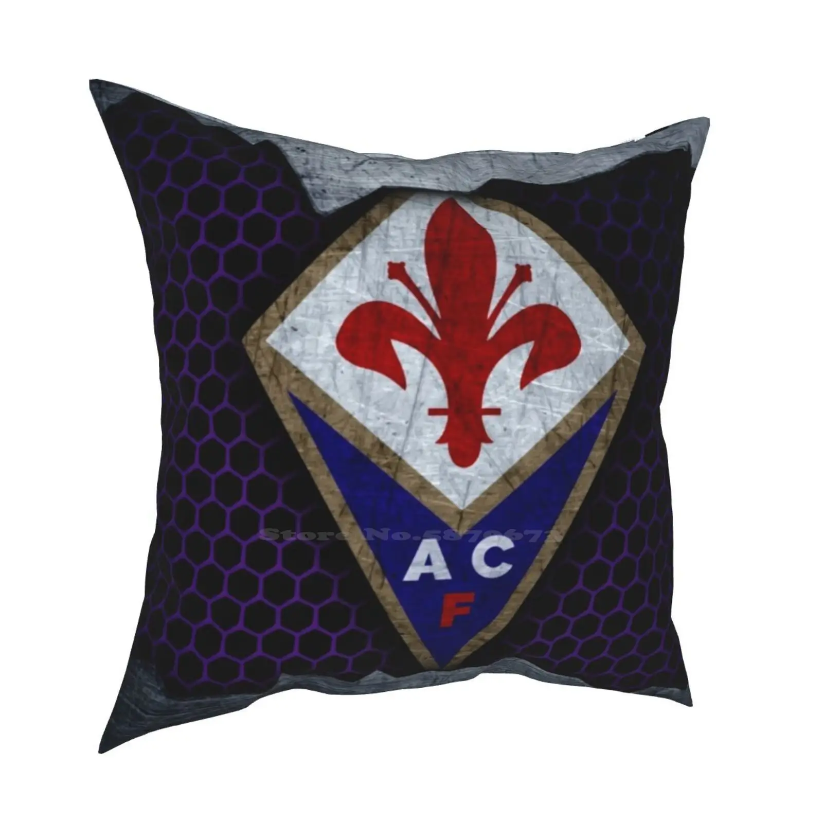 Firenze Fiorentina Забавный милый Декор квадратная наволочка футбол Италия Acf Футбольная