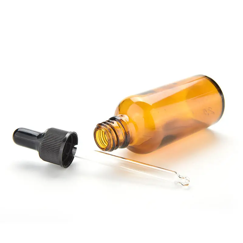 

Amber Glass Liquid Reagent Pipette Bottle Eye Dropper For Storing Chemistry Laboratory Chemicals Perfumes 10/15/30/50/100ml