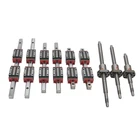 6 компл. линейная рельсовая направляющая HGR20 + HGH20CA + SFU1605 1605 шариковый винт + BKBF12 + Корпус шариковинтовой передачи DSG16H + Соединительная муфта для CNC частей