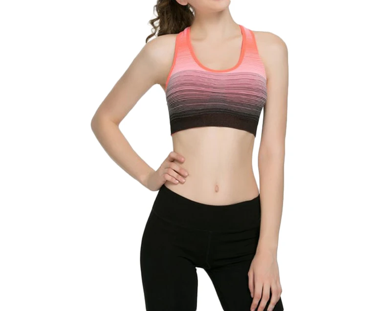 Спортивный бюстгальтер Высокая Растяжка дышащий Топ Фитнес Женский Мягкий Для