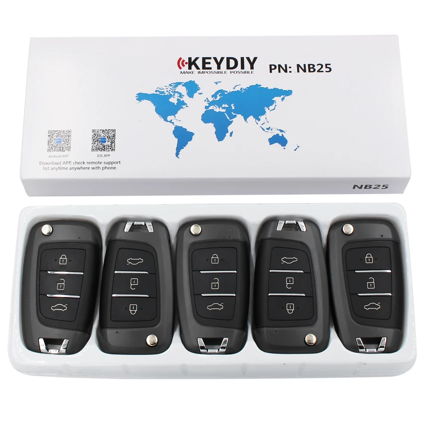 5Pcs/Lot NB25 Multi-functional Universal NB-Series Remote Control Key for KD900 KD900+ URG200 KD-X2 ( All Functions Chips in ) | Автомобили