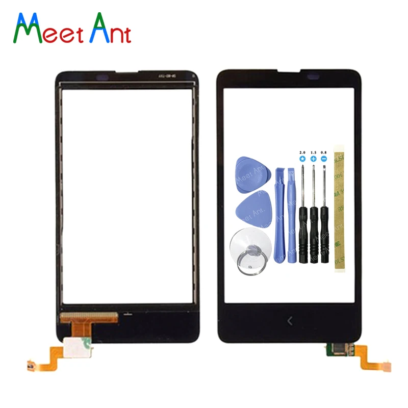 Высокое качество 4 0 &quotдля Nokia X Dual SIM A110 сенсорный экран дигитайзер датчик внешнее