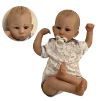 adolly 20 inch realistic reborn baby doll soft weighted simulation silicone vinyl newborn lifelike boy girl toy ad20c0012