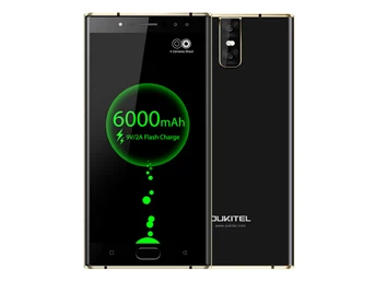 Oukitel K3 Pro 5," двойной 2.5D экран MT6763 Восьмиядерный 4 Гб 64 Гб 6000 мАч смартфон 4 камеры s 13 МП+ 2 МП Двойная камера мобильный телефон