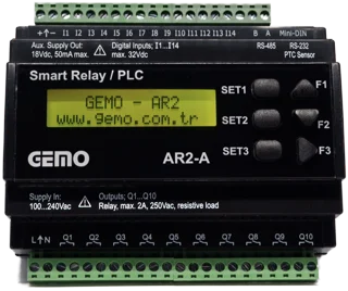 AR2-A-24VDC-14D-RTC Гемо рейку интеллектуальное реле/PLC программируемый с лестничный