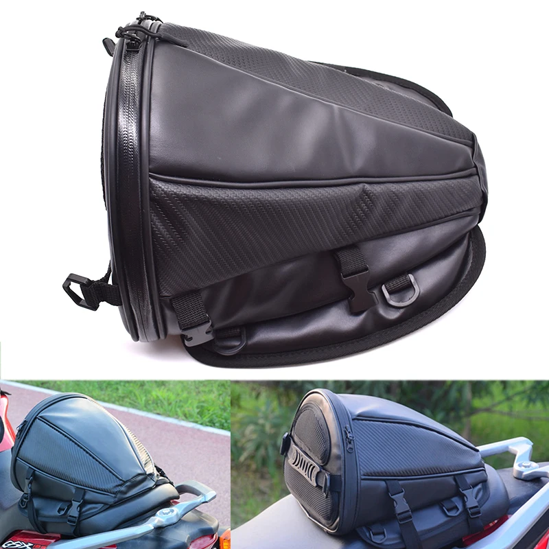 

carbon fiber color motorcycle tail bag seat backpack custom travel hand bag For Yamaha FZ6 FZ1 FZ8 MT-07/FZ7 XJ6 MT-09 R3 R6 R1