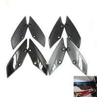 motorcycle carbon fiber pattern side winglet wings trim spoiler fairing cowl for bmw s1000rr hp4 2009 2014