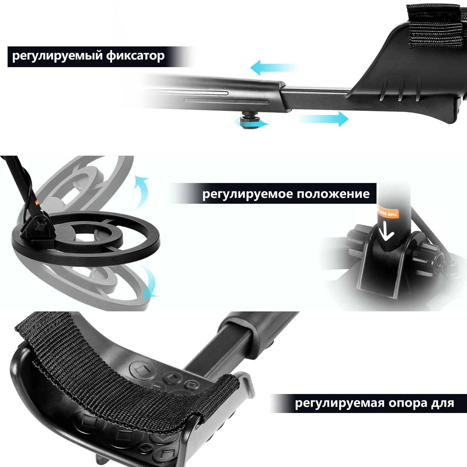 Профессиональный металлоискатель MD840 водонепроницаемый подземный