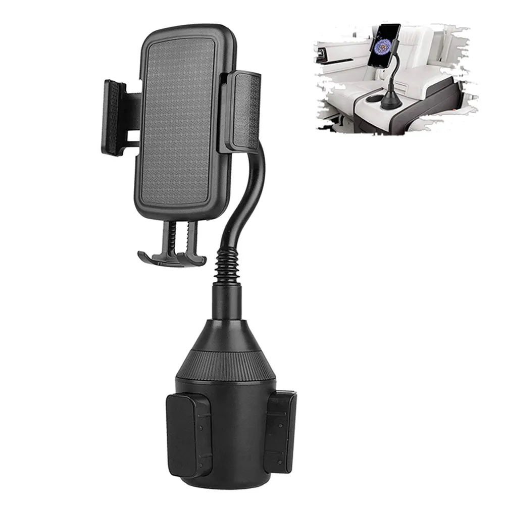 Автомобильный держатель для чашки телефона с гибкой шеей сотовых телефонов iPhone 11