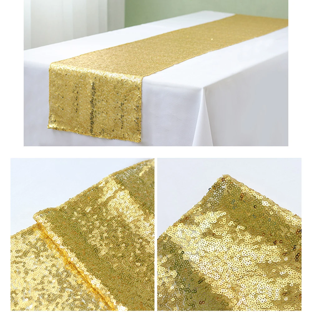 Изысканная скатерть с блестками блестящая обеденный стол флаг вышивка со