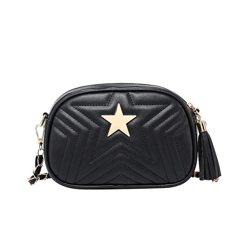 

Women's Fashion PU Leather Zipper Joker Small Fragrance Shoulder Messenger Crossbody Handbag Small Square Bag