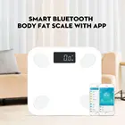 Bluetooth электронные весы 1 шт. Ванная комната масштаб жировых отложений смартфон приложение электронные принадлежности массы ИМТ тела Вес весы