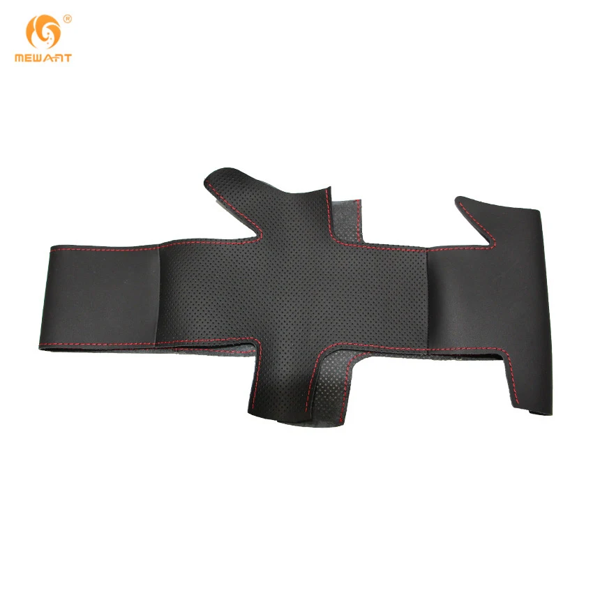 MEWANT черный чехол рулевого колеса автомобиля из искусственной кожи для Peugeot 206 2003