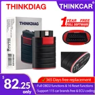 THINKCAR Thinkdiag старый OBD2 сканер V1.23.004 для приложения Google Play, полная система для автомобильных инструментов, кодирование ЭБУ, 1 год бесплатного обновления PK Elm