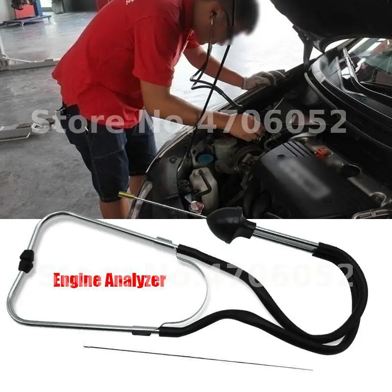 

Car stethoscope Auto Mechanics Engine Cylinder Stethoscope Hearing Tool Cylinders Stethoscope Car Engine Tester Diagnostic Tool