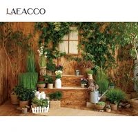laeacco rural wood house happy easter festivals spring flowers party baby child interior photo background photography backdrops