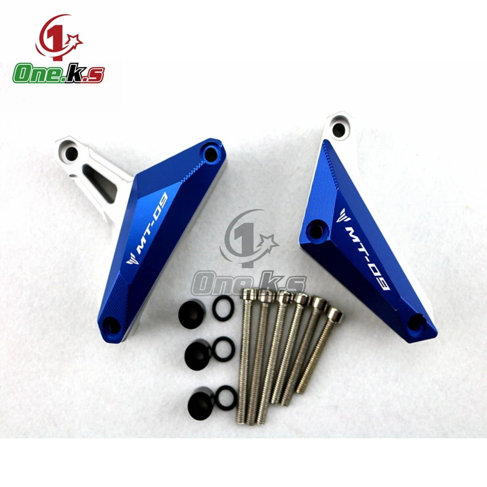 Aluminum Motorcycle Engine Sliders Guard Crash Pad Cover Falling Protector For YAMAHA FZ09 MT09 2014 2015 2016 2017 2018 2019 20 |