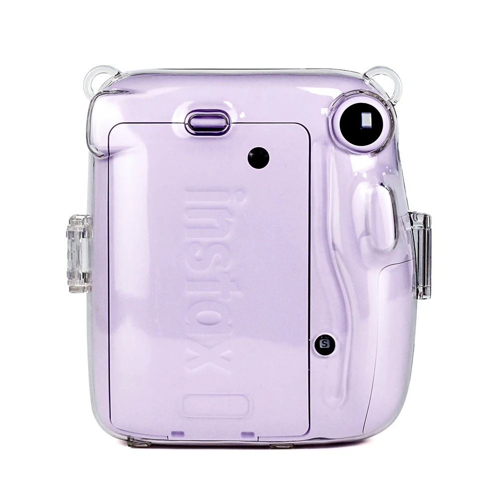 Прозрачный чехол для Fujifilm Instax Mini 11 Instant Camera сумка кристально жесткий с плечевым